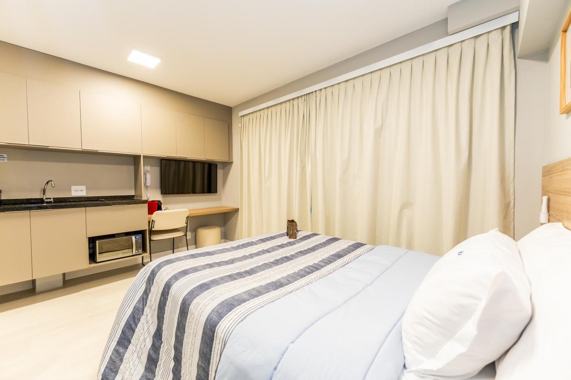 Apartamentos Studio Allure Moema - Com Recepcao 24 Horas São Paulo Pokoj fotografie