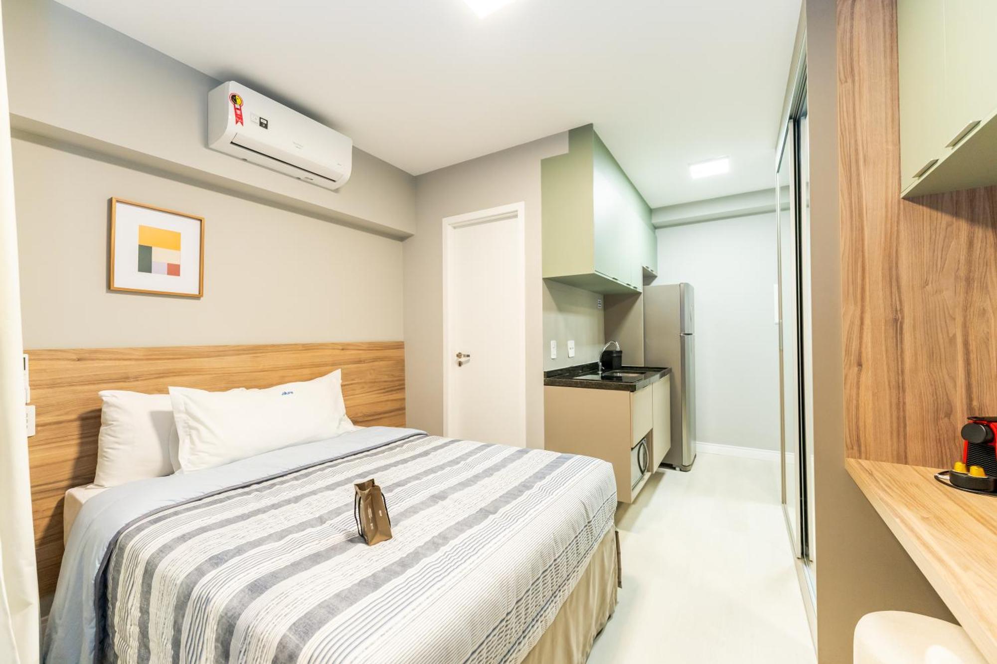 Apartamentos Studio Allure Moema - Com Recepcao 24 Horas São Paulo Pokoj fotografie