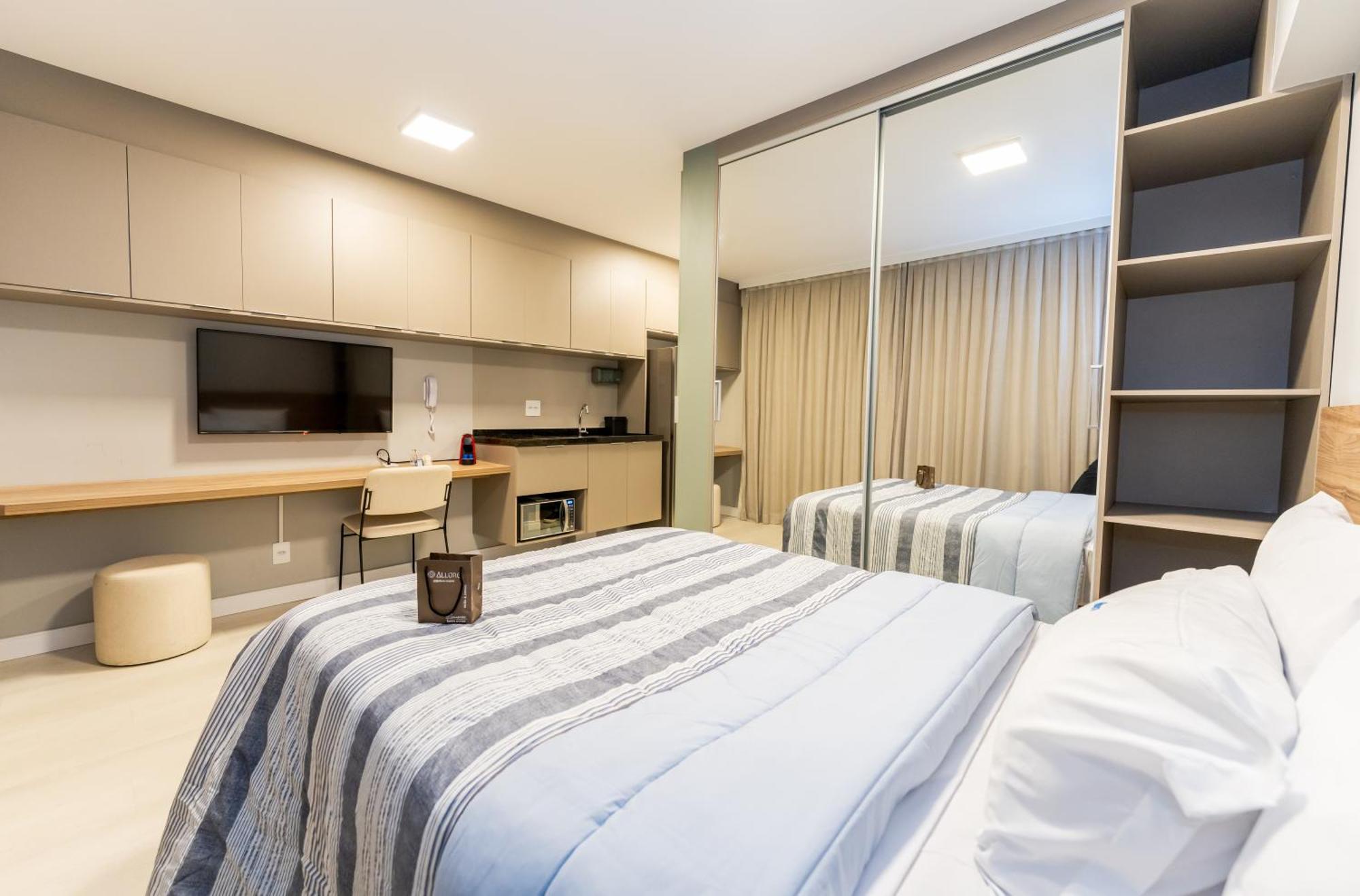 Apartamentos Studio Allure Moema - Com Recepcao 24 Horas São Paulo Pokoj fotografie